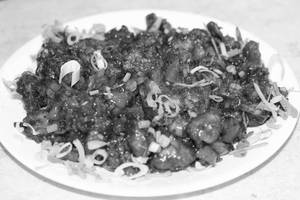 Baby Corn Manchurian Dry