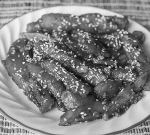 Honey chilli potato  