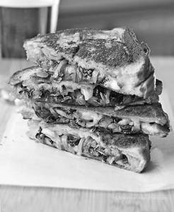 Grilled Mushroom Sub Sandwich