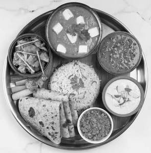 Paneer thali