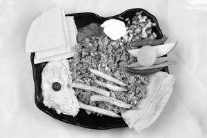 Hummus Shawarma Plate (rumali)