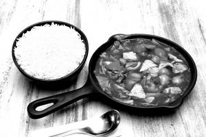 Sichzwan Stir Fry With Steam Rice