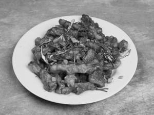 Baby Corn Manchurian Dry Medium