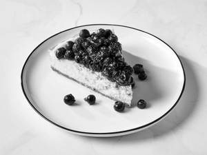 Blueberry Cheese Cake Slice