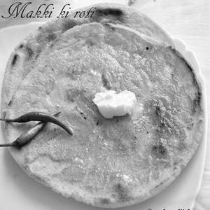 Butter Makke Di Roti