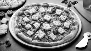 Classic paneer pizza