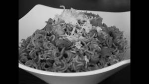 Maggi red sauce pasta with veggies