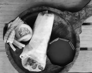 Chicken Shawarma Roll (Kuboos)