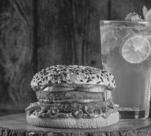 Double Tikki Burger+ Orange Mojito 250 Ml