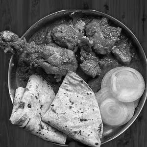 Chicken Kosha Full + 2Pics Rumali Roti