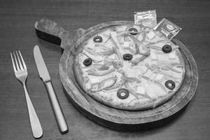 Cheese Tomato Capsicum Pizza