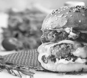 Chicken cheese burger [double]