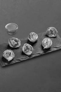 Fried Veg Corn n' Cheese Momos with Momo Chutney - 6 Pcs
