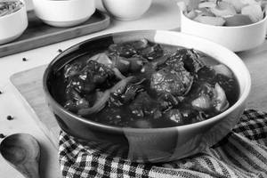 Boneless Chilli Chicken { Gravy }
