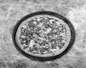 Chicken khima pizza
