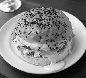 Overloaded cheese burger
