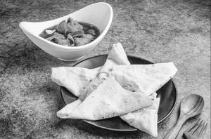 Chilli Chiken With  5 Rumali Roti