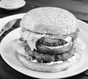 Double Decker Veg Burger