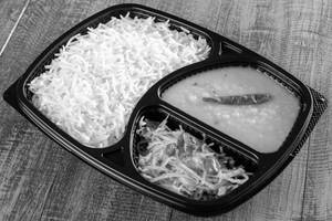 Rice Daal Aloo Bhaja Combo