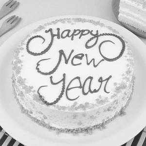 New Year Butter Scotch Cake