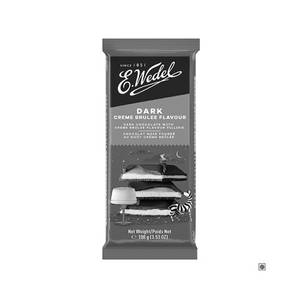 Wedel Dark Chocolate With Creme Brulee Filling Bar 100G