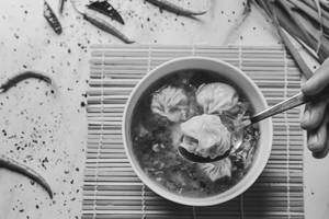 Chicken Thukpa With Momo
