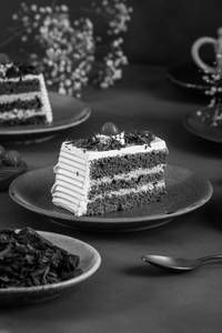 Eggless Black Forest Pastry