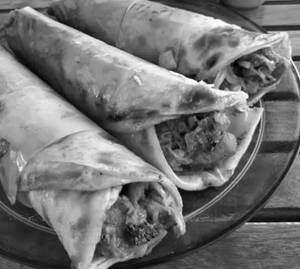 Single Egg Chicken Roll