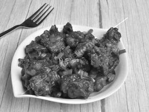 Mushroom Manchurian Dry