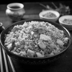 Chicken Schezwan Fried Rice (750ml Box)