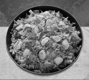 Chicken Schezwan rice 