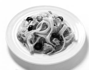 Non-veg Tagliolini Neri Pasta
