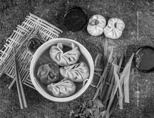 Chicken Soup Momos