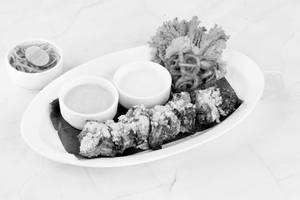 Mutton Lehsuni Kebab (6 Pieces)