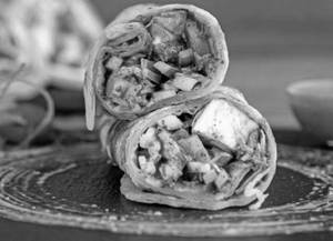 Paneer Afghani Tikka Roll
