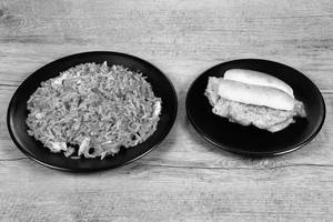 Egg Pulao + Egg Sandwich + Salad