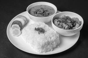Dal + Rice+ Sabji