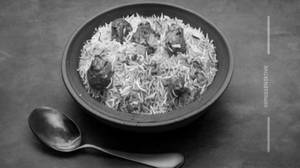 Musroom tikka biryani