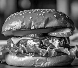 Crispy Cottage Cheese Volcano Burger