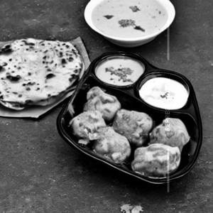 Aloo Porota  &  Chicken Tadka 