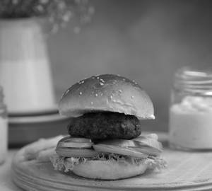 Crispy Butter Chicken Burger