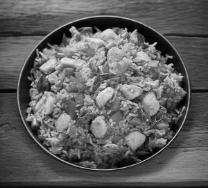 Schezwan fried rice [chicken]
