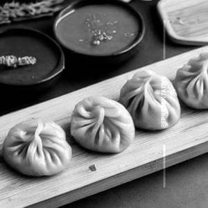 Mushroom Cheese Steamed Momo