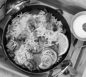 Chicken tikka biryani