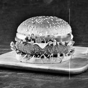 Veg cheese burger