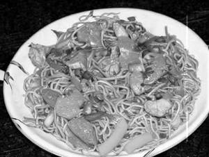 Chicken Schezwan Gravy Noodles