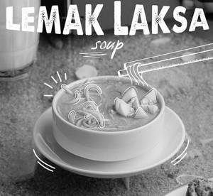 Lemak Laksa Prawns