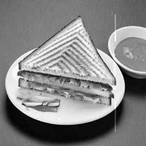 Veg Cheese Club Sandwich 