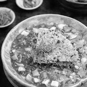 Crispy Rice Pokchoy