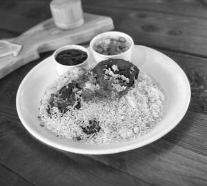 Fried Chicken Biryani (Half)